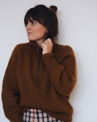 35 cm - Chokoladebrun
