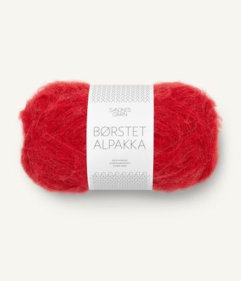 Børstet Alpakka - 4227 Equestrian Red