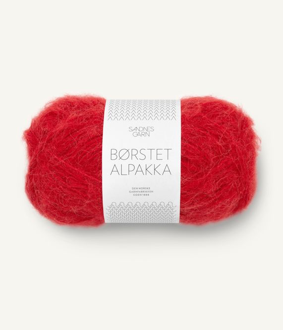 Hovedbilde Børstet Alpakka - 4227 Equestrian Red