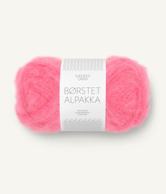 Børstet Alpakka - 4315 Bubblegum Pink
