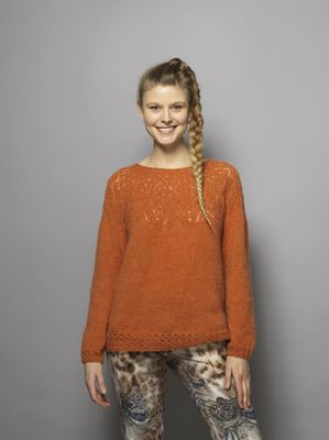 3819 - Genser med rundfelling