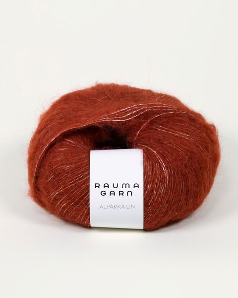ALPAKKA LIN - 1387 Rubinrød