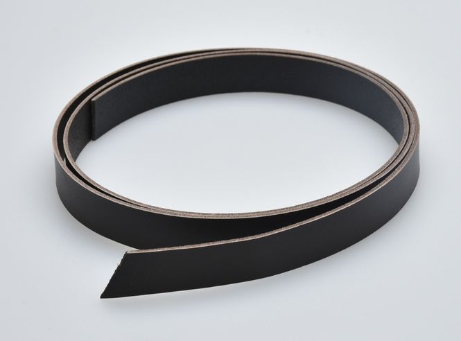 Hovedbilde Lærreim, ca. 95/100x 2 cm - Brun