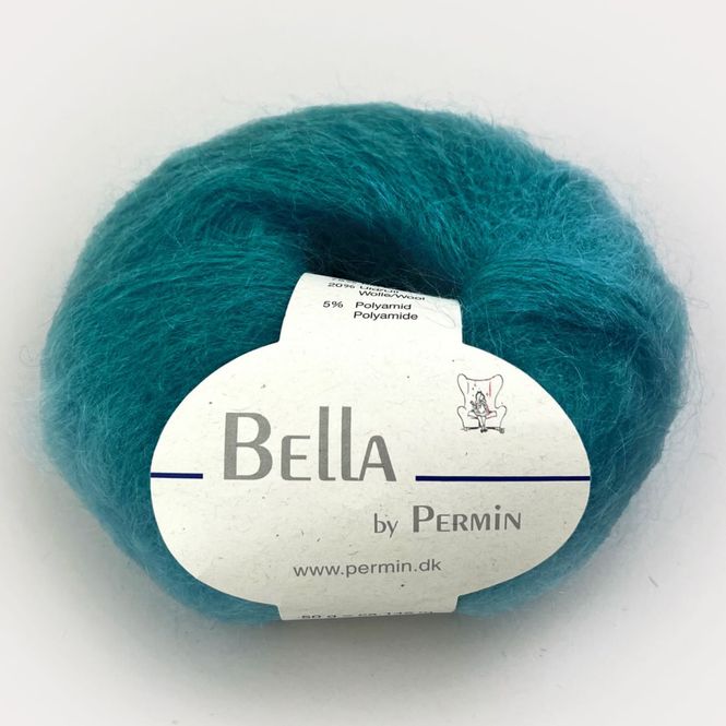 Hovedbilde Bella Mohair - 227 Mørk petrol
