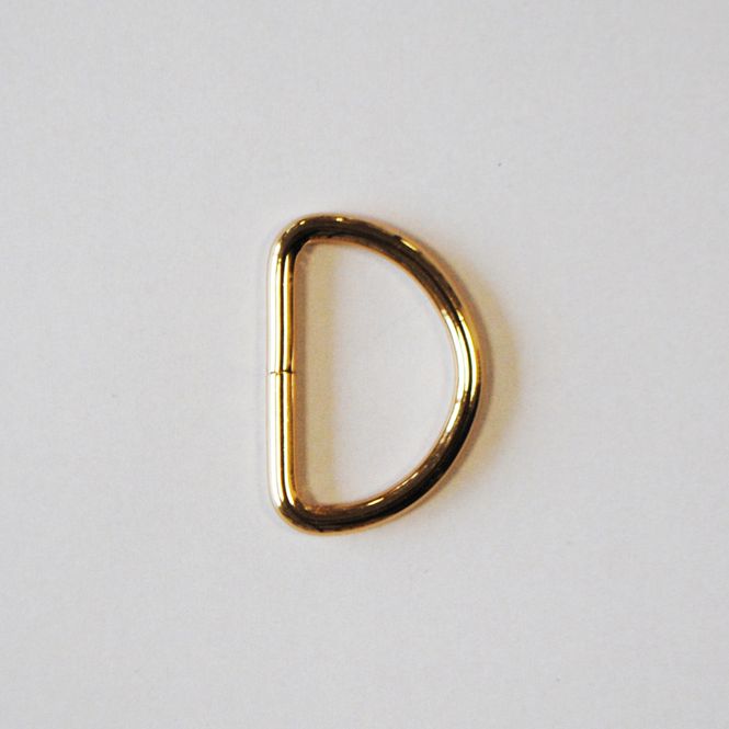 Hovedbilde D-ring - Gull, 38 mm