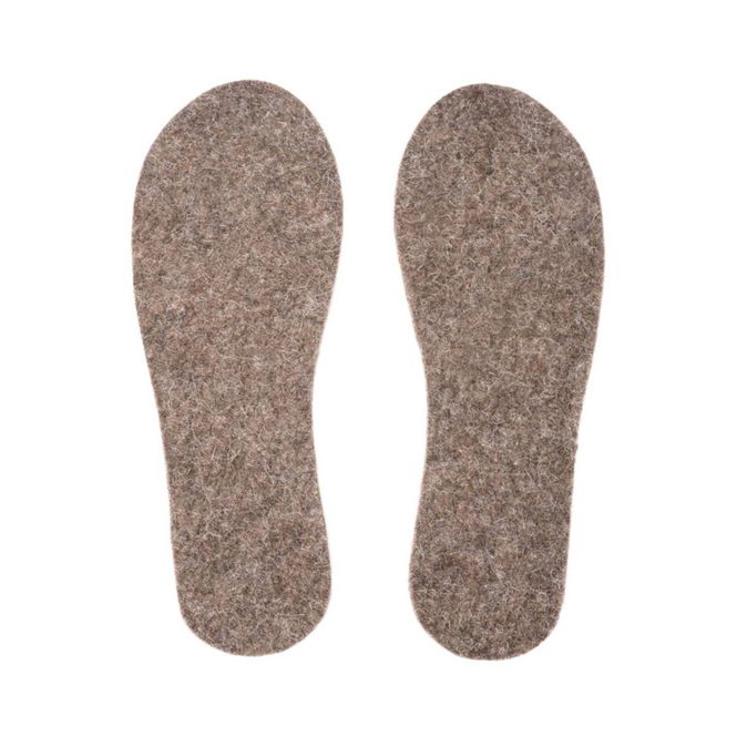 Hovedbilde Wool Soles Precut Eco - Natural brown