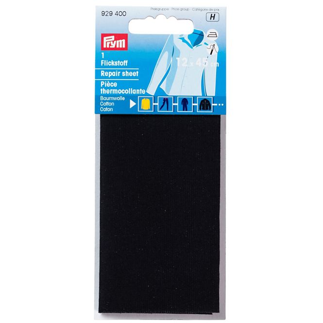 Hovedbilde PRYM 929 400 - Bomull, svart (12x45 cm)